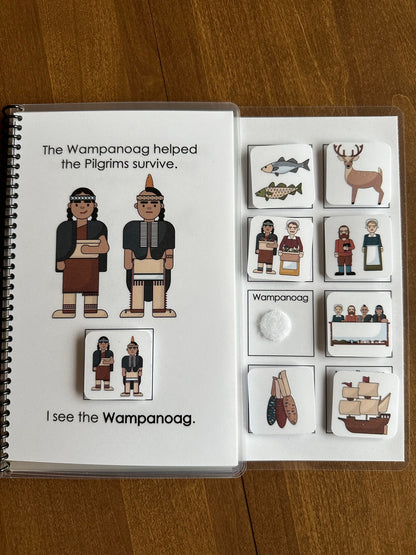 Thanksgiving Interactive Fully Prepped Adapted Books for Special Education