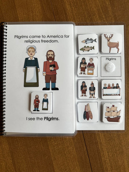 Thanksgiving Interactive Fully Prepped Adapted Books for Special Education