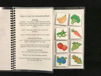 Fruits and Veggies and Food Sentence Starter Adapted Books (I Eat)