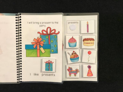 Technology and Party Time Sentence Starter Adapted Books (I Like) - Fully Prepped