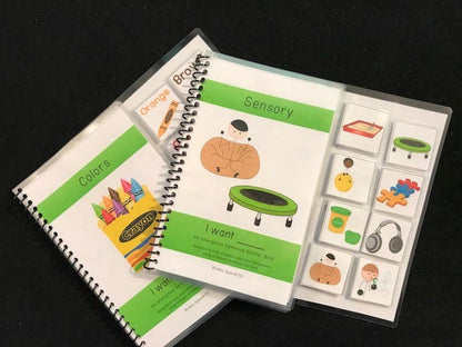 Sensory and Colors Sentence Starter Adapted Books (I Want) - Fully Prepped