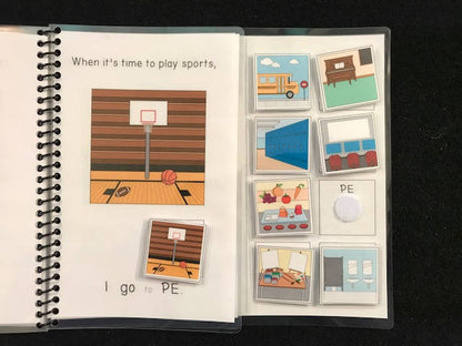 My Community and My School Sentence Starter Adapted Books (I go) - Fully Prepped