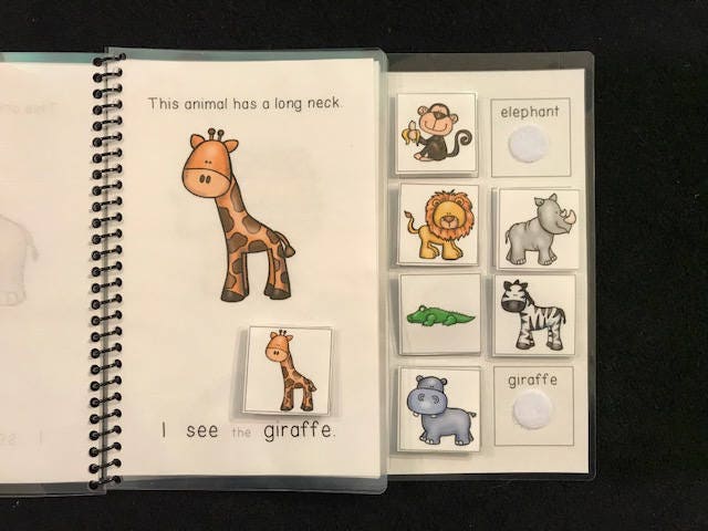Zoo Animals and USA Sentence Starter Adapted Books  (I See) - Fully Prepped