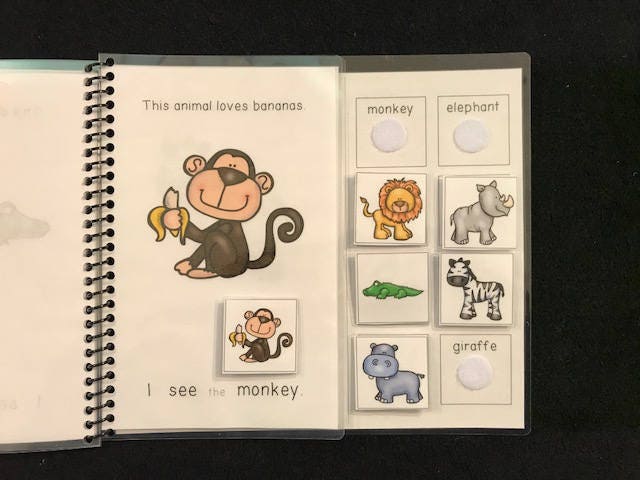 Zoo and Farm animals Sentence Starter Books - Fully Prepped