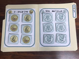 Coin identification Money Math file folders for special education (US currency) 11pk