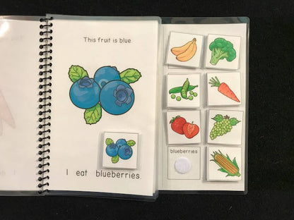 Fruits and Veggies and Food Sentence Starter Adapted Books (I Eat) - Fully Prepped