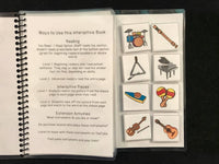 Farm Animals and Musical Instruments Sentence Starter Adapted Books (I Hear)