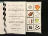 Sports and Games Sentence Starter Adapted Books (I Play) - Fully Prepped