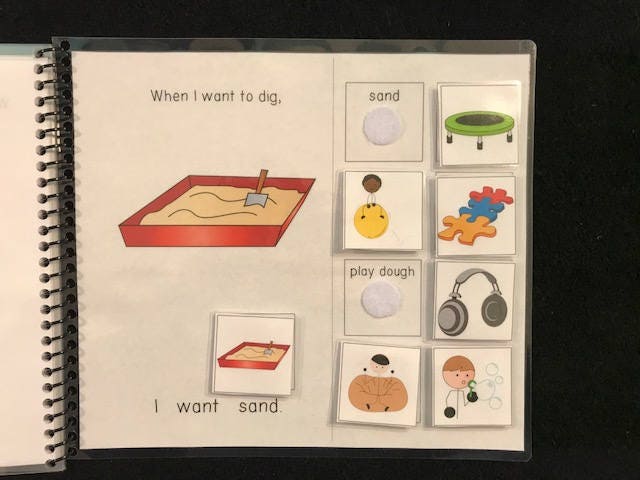 Sensory and Colors Sentence Starter Adapted Books (I Want) - Fully Prepped