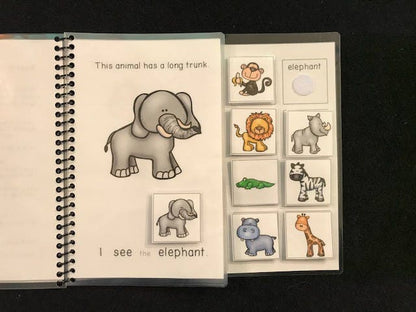 Zoo Animals and USA Sentence Starter Adapted Books  (I See) - Fully Prepped