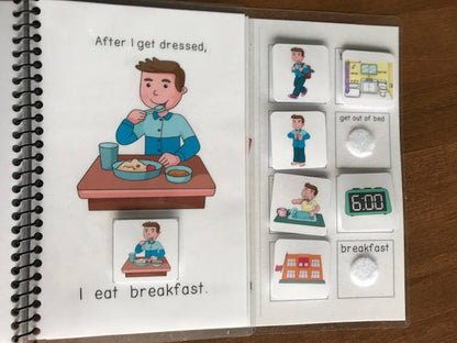 Morning Routine and Getting Dressed Interactive/Adapted Books for Special Ed - Fully Prepped