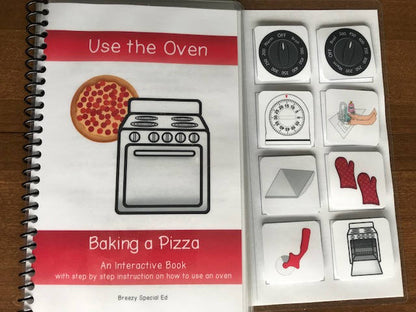 Cooking How to Books (Microwave and Oven) Interactive/Adapted for Special Ed - Fully Prepped