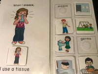 Germs and Washing Hands Interactive/Adapted Books for Special Ed
