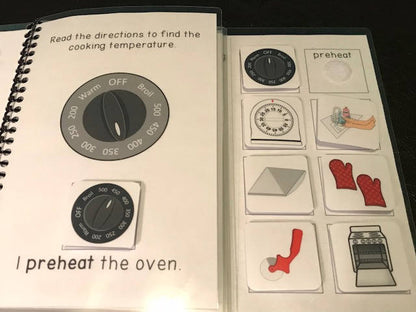 Cooking How to Books (Microwave and Oven) Interactive/Adapted for Special Ed - Fully Prepped