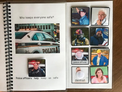 Community Helpers Mini Bundle - Adapted Book with Task Cards - Fully Prepped