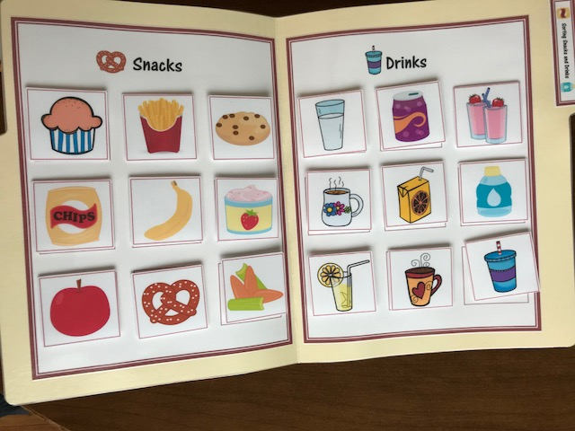 Kitchen and Cooking Life Skill file folders for special education #1  (11pk) -Fully Prepped