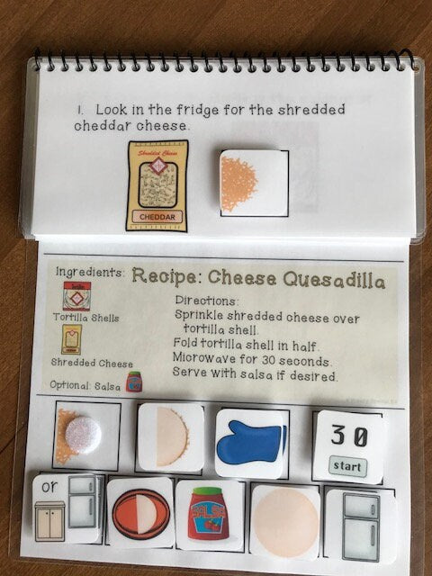 Interactive Cooking Lessons: Visual Recipes for Nachos and Cheese Quesadillas - Fully Prepped