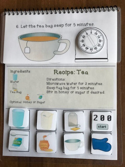 Interactive Cooking Lessons/Visual Recipes: Hot Cocoa and Tea - Fully Prepped