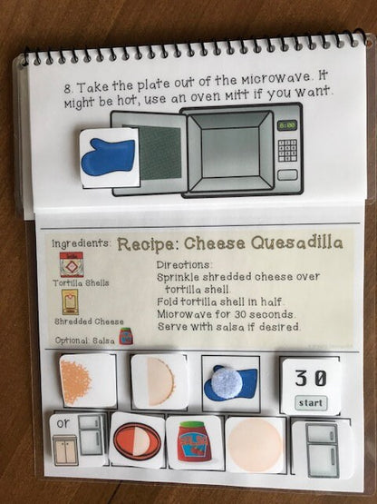 Interactive Cooking Lessons: Visual Recipes for Nachos and Cheese Quesadillas - Fully Prepped