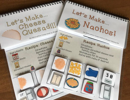 Interactive Cooking Lessons: Visual Recipes for Nachos and Cheese Quesadillas - Fully Prepped