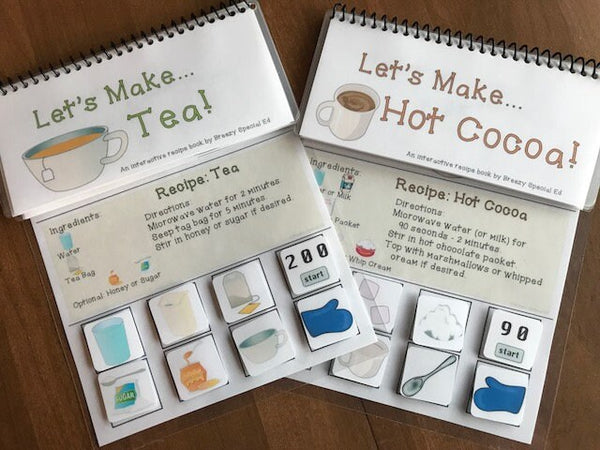 Interactive Cooking Lessons/Visual Recipes: Hot Cocoa and Tea - Fully Prepped