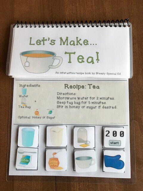 Interactive Cooking Lessons/Visual Recipes: Hot Cocoa and Tea - Fully Prepped