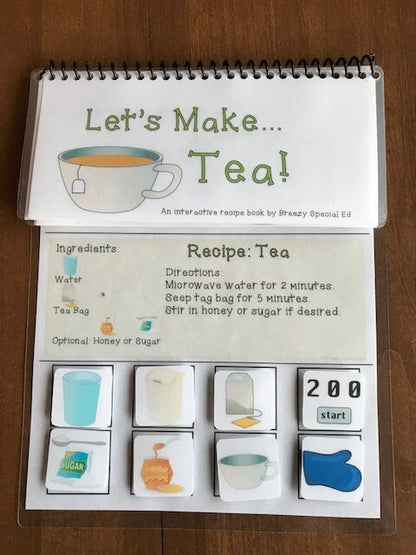 Interactive Cooking Lessons/Visual Recipes: Hot Cocoa and Tea - Fully Prepped