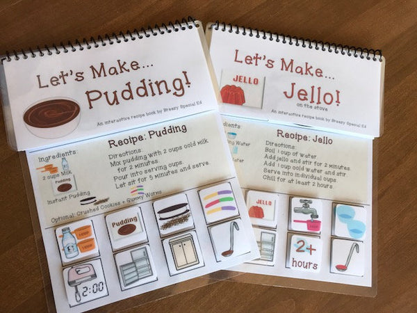 Interactive Cooking/Visual Recipes for Pudding and Jello - Fully Prepped