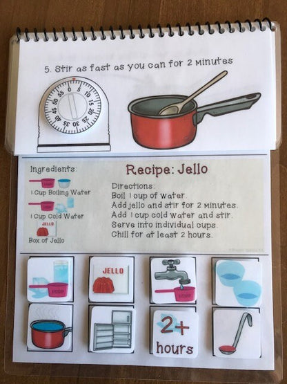 Interactive Cooking/Visual Recipes for Pudding and Jello - Fully Prepped