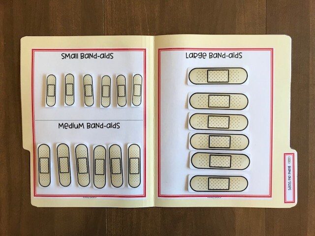 First Aid Life Skill File Folders For Special Education (10 pk) -Fully Prepped