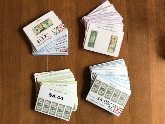 Money Math Task Card Bundle (special education) - Fully Prepped