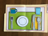 Special Education Kitchen / Cooking Life Skill File Folders - Set #2 11pk