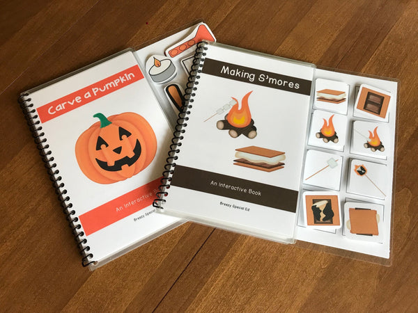 Pumpkin/Smores Adapted Books