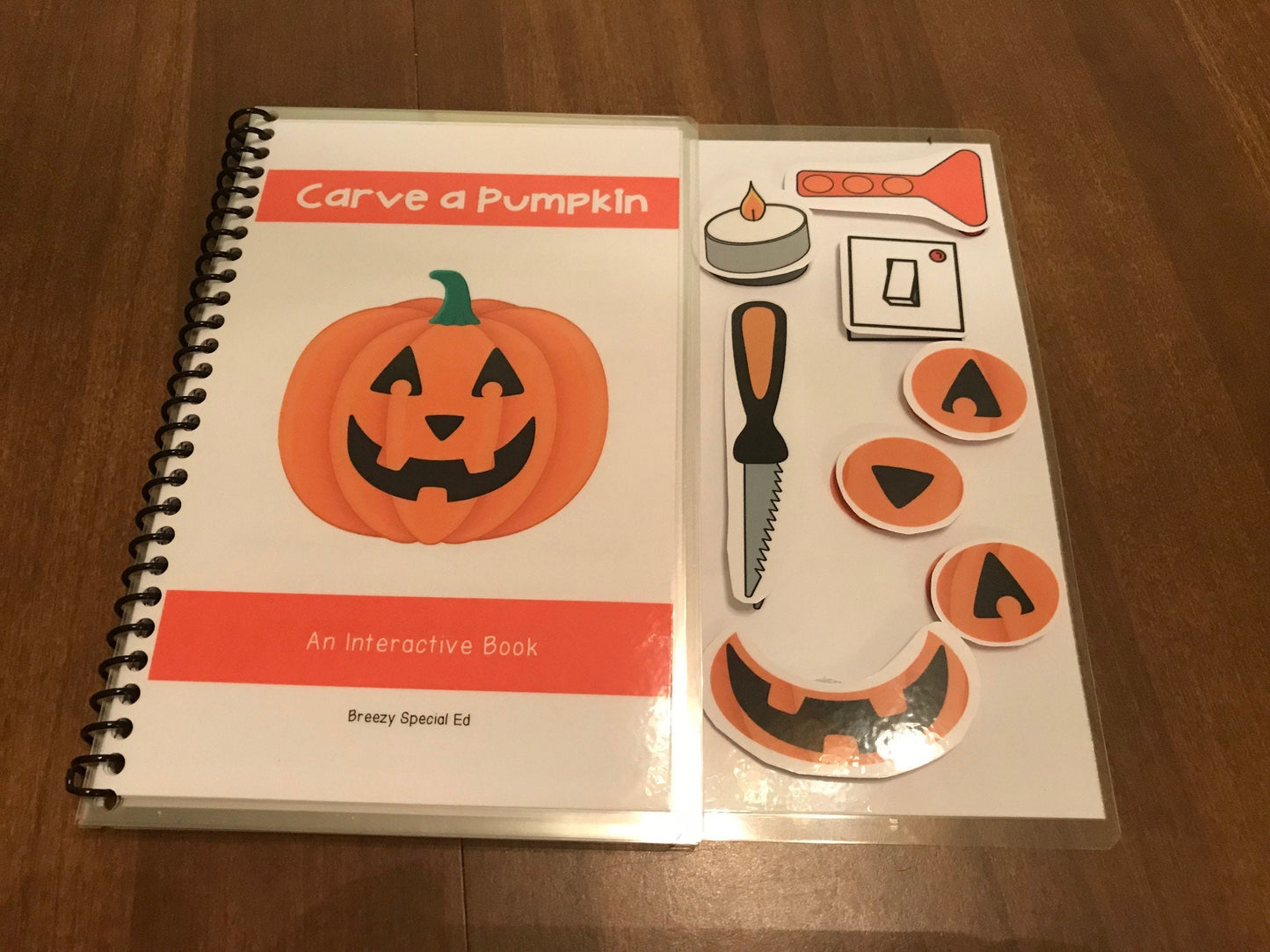 Pumpkin Jack-O-Lantern Adapted Book, Task Cards, and MORE for Special Education Bundle - Fully Prepped