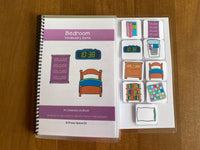 Bedroom Vocabulary Life Skills Adaptive Booklet w Task Cards (Special Ed and Autism Resource)