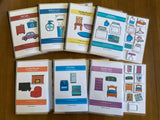 Around the House Vocabulary Life Skills Adaptive Booklet Bundle w Task Cards (Special Ed and Autism Resource)