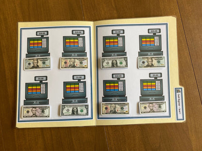 Grocery Store Life Skill file folders for special education (10pk) - Fully Prepped