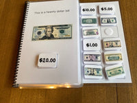Money Bills/Coins ID adapted books for special education