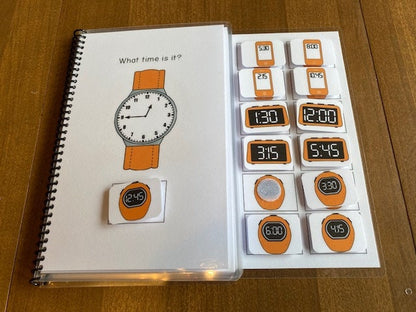 Telling Time adapted books for special education -Fully Prepped