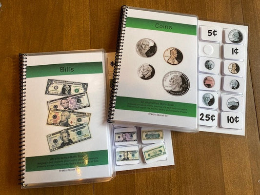 Money Bills/Coins ID adapted books for special education - Fully Prepped