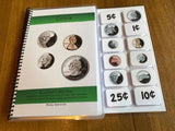 Money Bills/Coins ID adapted books for special education