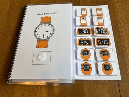 Telling Time adapted books for special education -Fully Prepped