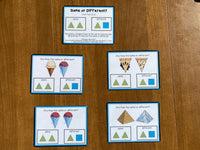 Same or Different Visual Task Cards (Special Ed)