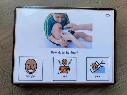 Emotions and Feelings task cards for autism and special education