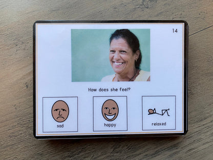 Emotions and Feelings task cards for autism and special education