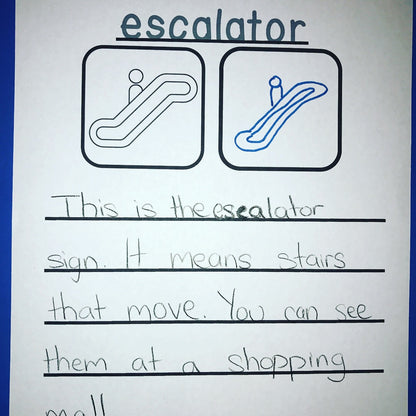Community Signs Games and Worksheets - Unit 1 - for Special Education