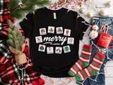 Merry Christmas tee with AAC | Special Education Teacher & Speech Pathologist Shirt