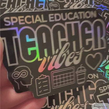 Special Education Teacher Vibes| Teacher Sticker | Special Education