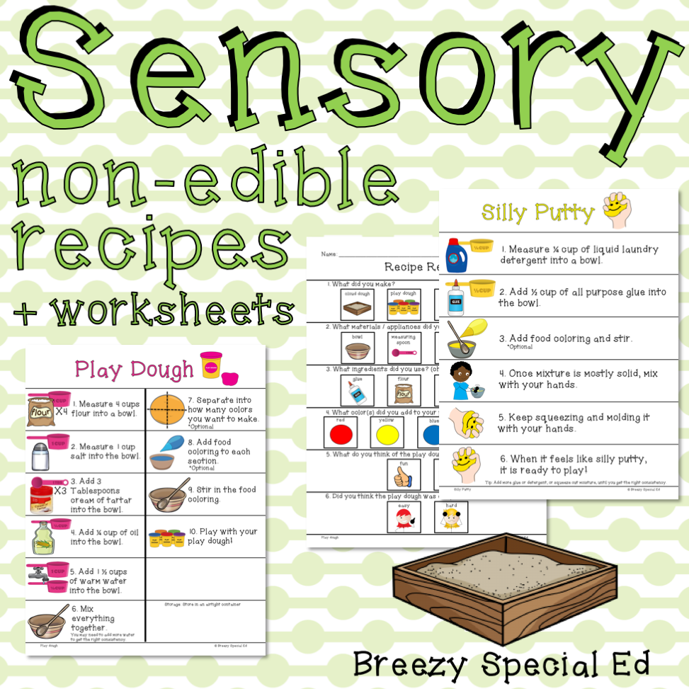 Visual Sensory Recipes for Special Education