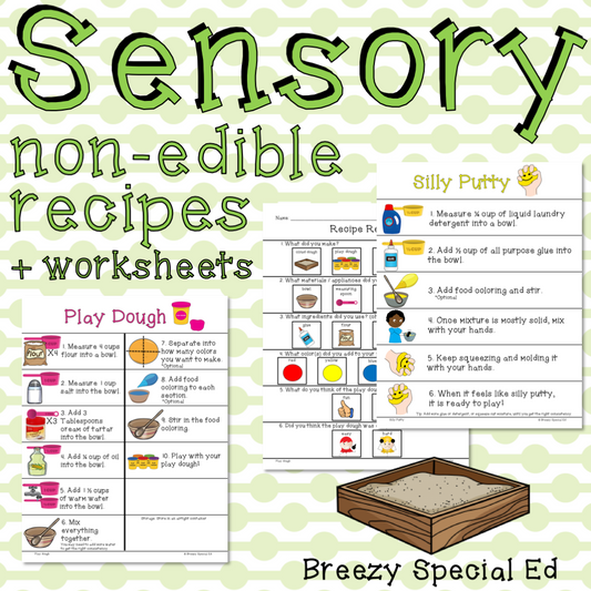 Visual Sensory Recipes for Special Education